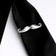 Handmade 925 Sterling Silver Moustache Design Tie Bar